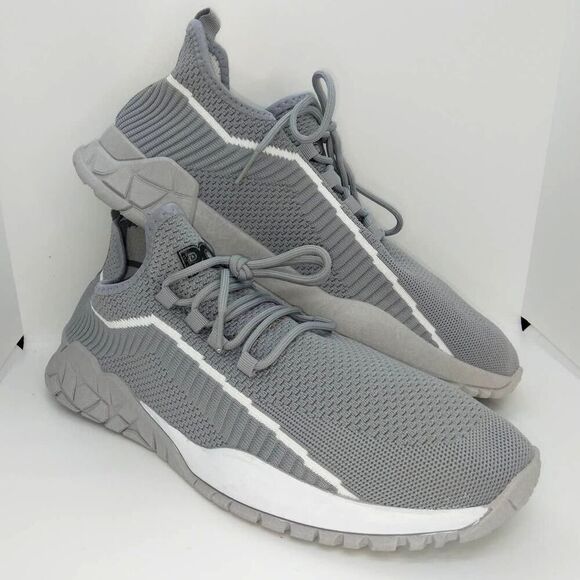 PONY Mens NEW Gray & White Athletic Lace Up Sneakers - sz. 12 - Picture 1 of 6